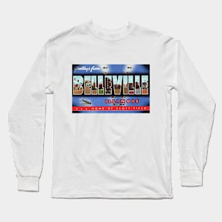 Greetings from LOCATION - Vintage Large Letter PostcardGreetings from LOCATION - Vintage Large Letter Postcard Long Sleeve T-Shirt